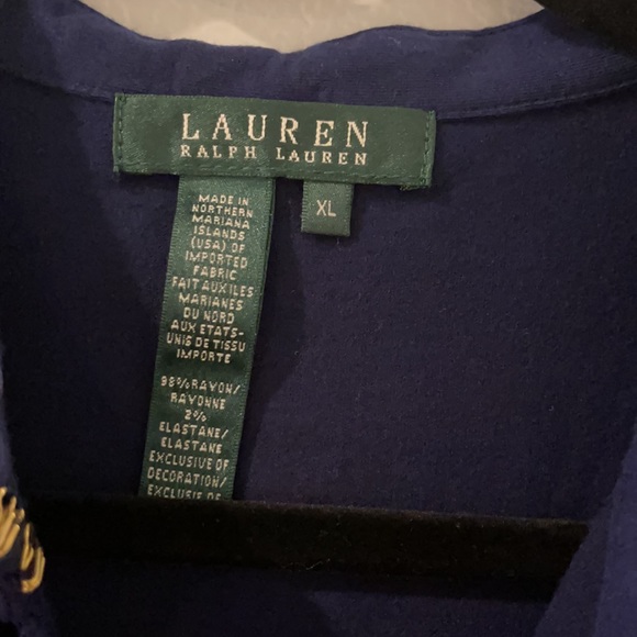 Lauren Ralph Lauren ruffle neck tank - Picture 3 of 6